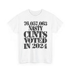 76.1 MILLION NASTY CUNTS VOTED IN 2024 - Heavy Cotton