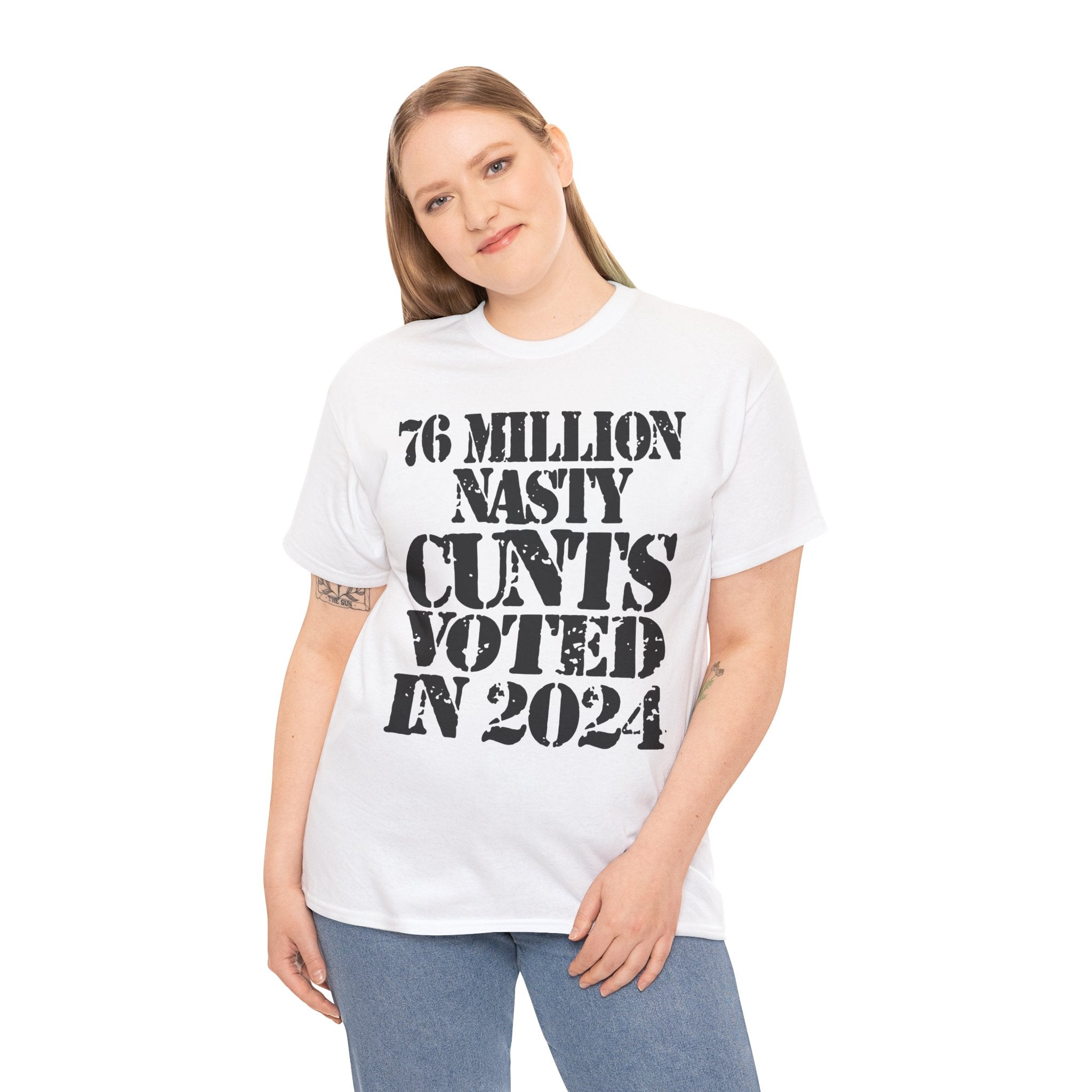 76 MILLION NASTY CUNTS VOTED IN 2024 - Heavy Cotton