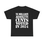 76 MILLION ABSOLUTE CUNTS VOTED IN 2024 - Heavy Cotton