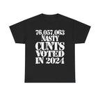 76.1 MILLION NASTY CUNTS VOTED IN 2024 - Heavy Cotton