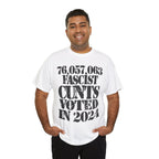 76.1 MILLION FASCIST CUNTS VOTED IN 2024 - Heavy Cotton