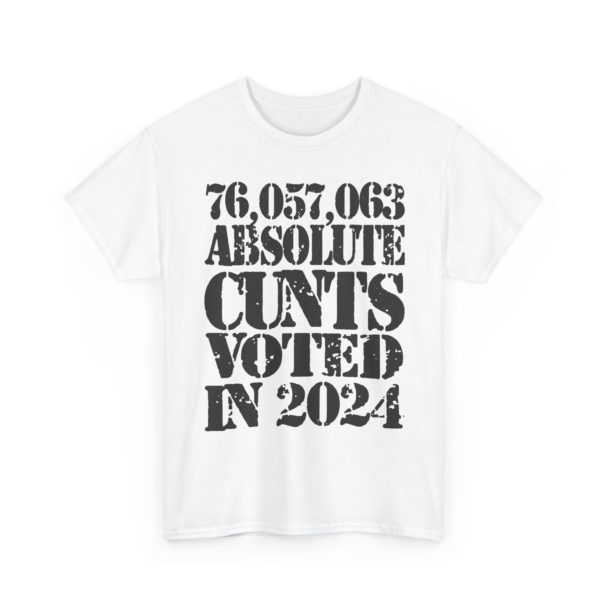 76.1 MILLION ABSOLUTE CUNTS VOTED IN 2024 - Heavy Cotton