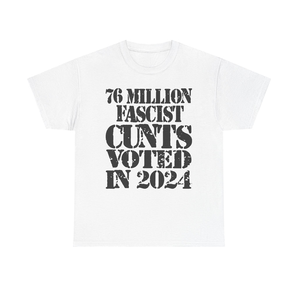 76 MILLION FASCIST CUNTS VOTED IN 2024 - Heavy Cotton