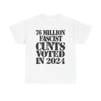 76 MILLION FASCIST CUNTS VOTED IN 2024 - Heavy Cotton