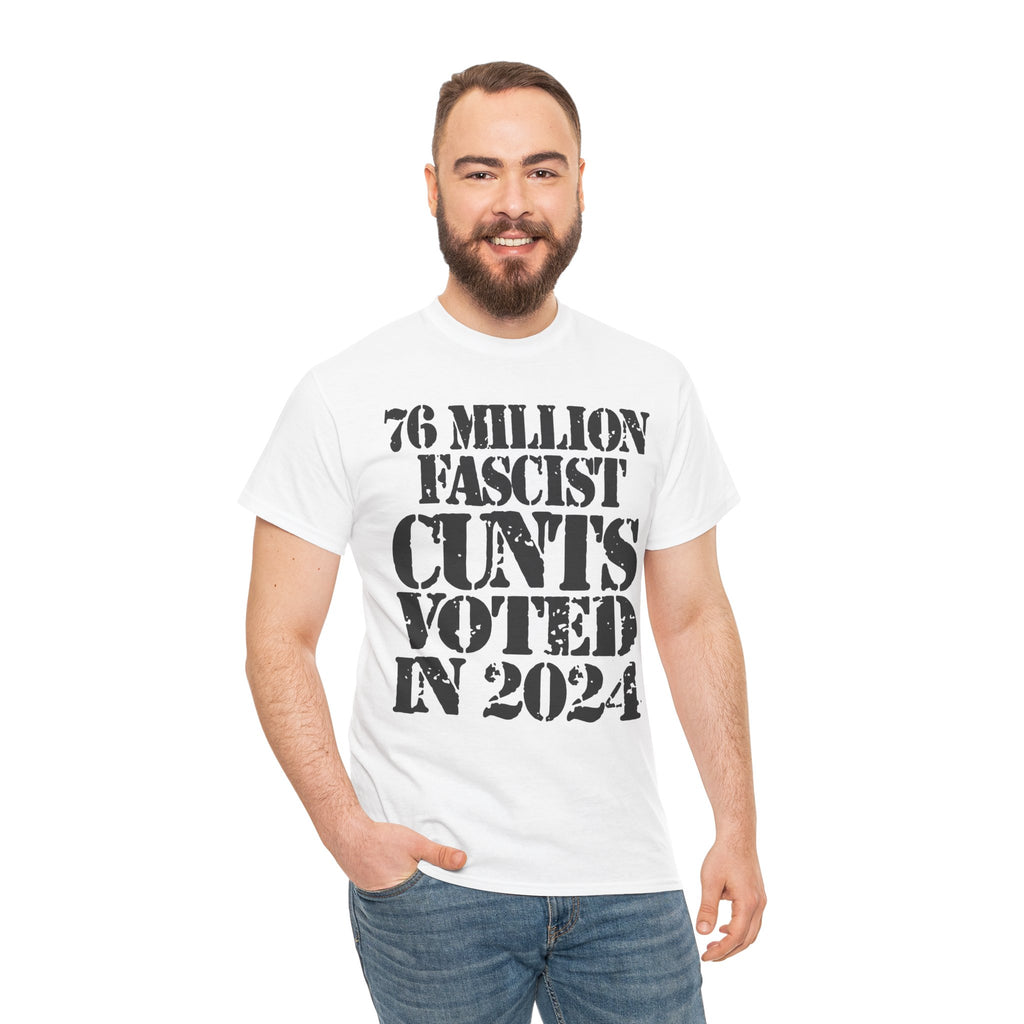 76 MILLION FASCIST CUNTS VOTED IN 2024 - Heavy Cotton