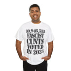 10.9 MILLION FASCIST CUNTS VOTED IN 2024 - Heavy Cotton