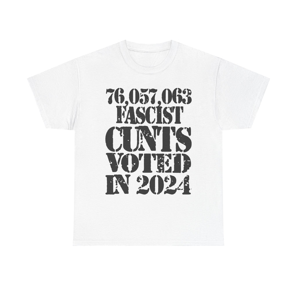 76.1 MILLION FASCIST CUNTS VOTED IN 2024 - Heavy Cotton