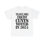 76.1 MILLION FASCIST CUNTS VOTED IN 2024 - Heavy Cotton