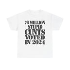 76 MILLION STUPID CUNTS VOTED IN 2024 - Heavy Cotton