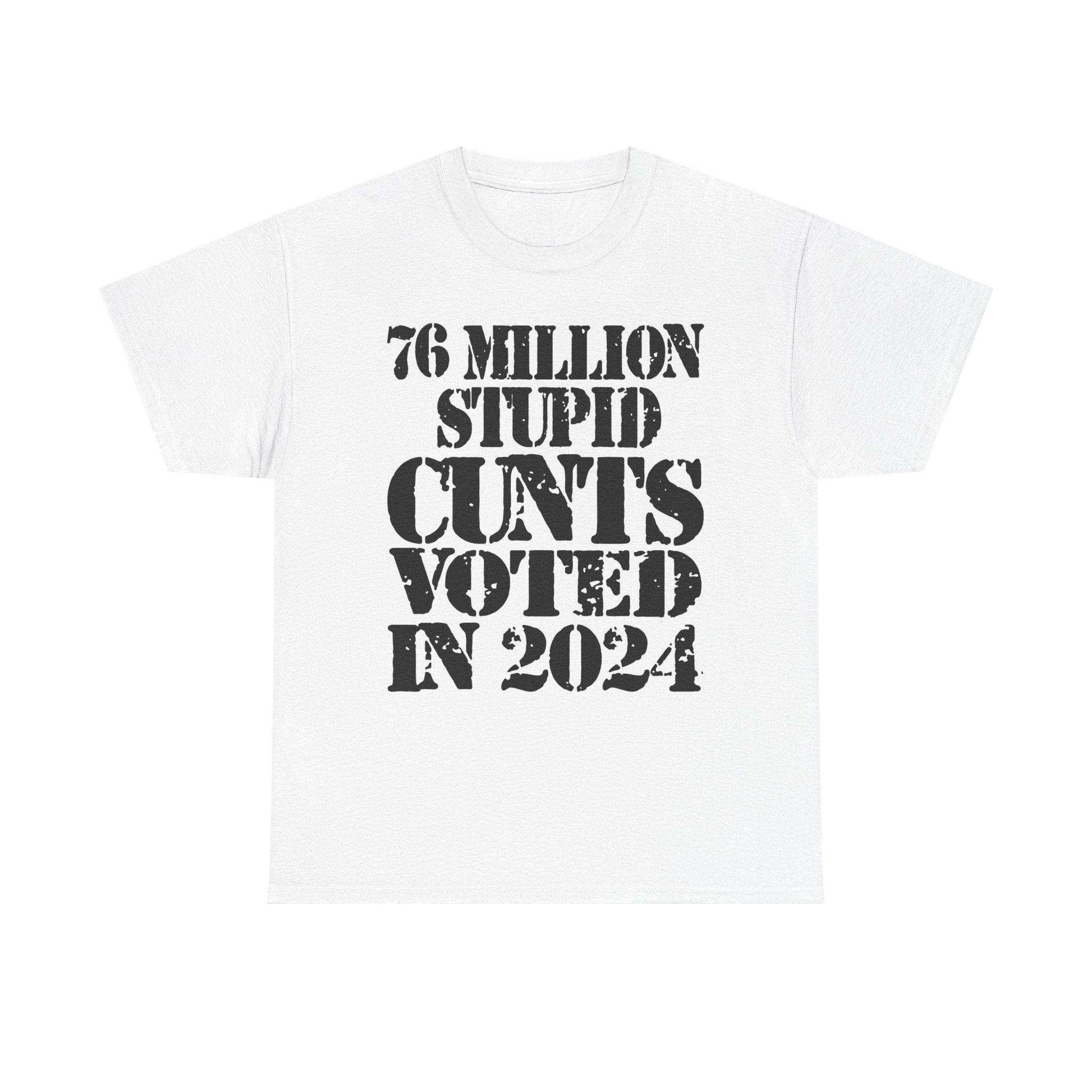 76 MILLION STUPID CUNTS VOTED IN 2024 - Heavy Cotton