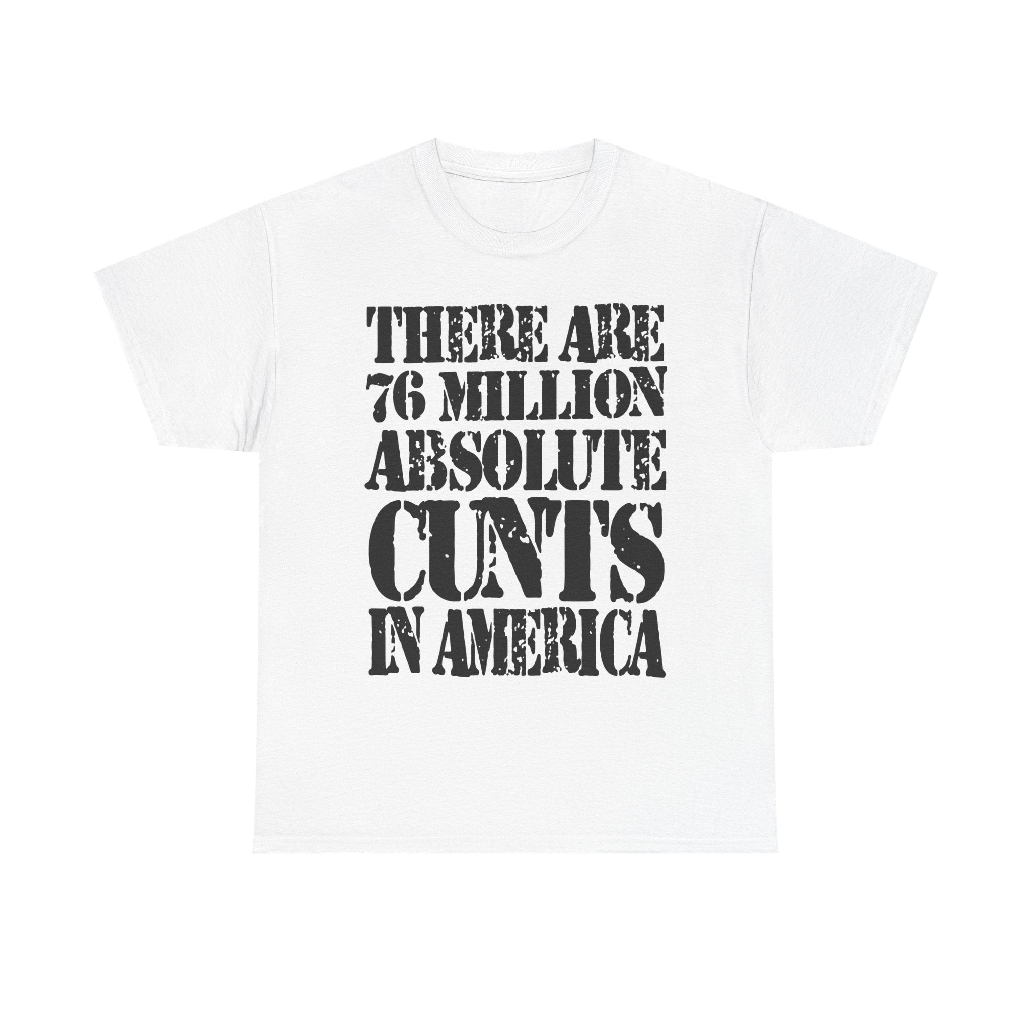 76 MILLION ABSOLUTE CUNTS IN AMERICA - Heavy Cotton