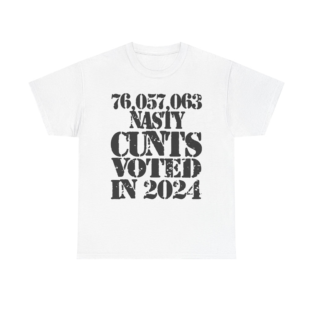 76.1 MILLION NASTY CUNTS VOTED IN 2024 - Heavy Cotton
