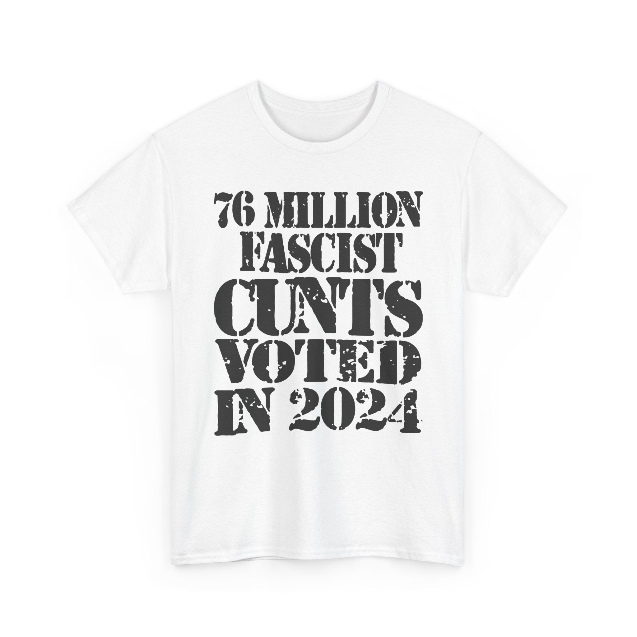 76 MILLION FASCIST CUNTS VOTED IN 2024 - Heavy Cotton