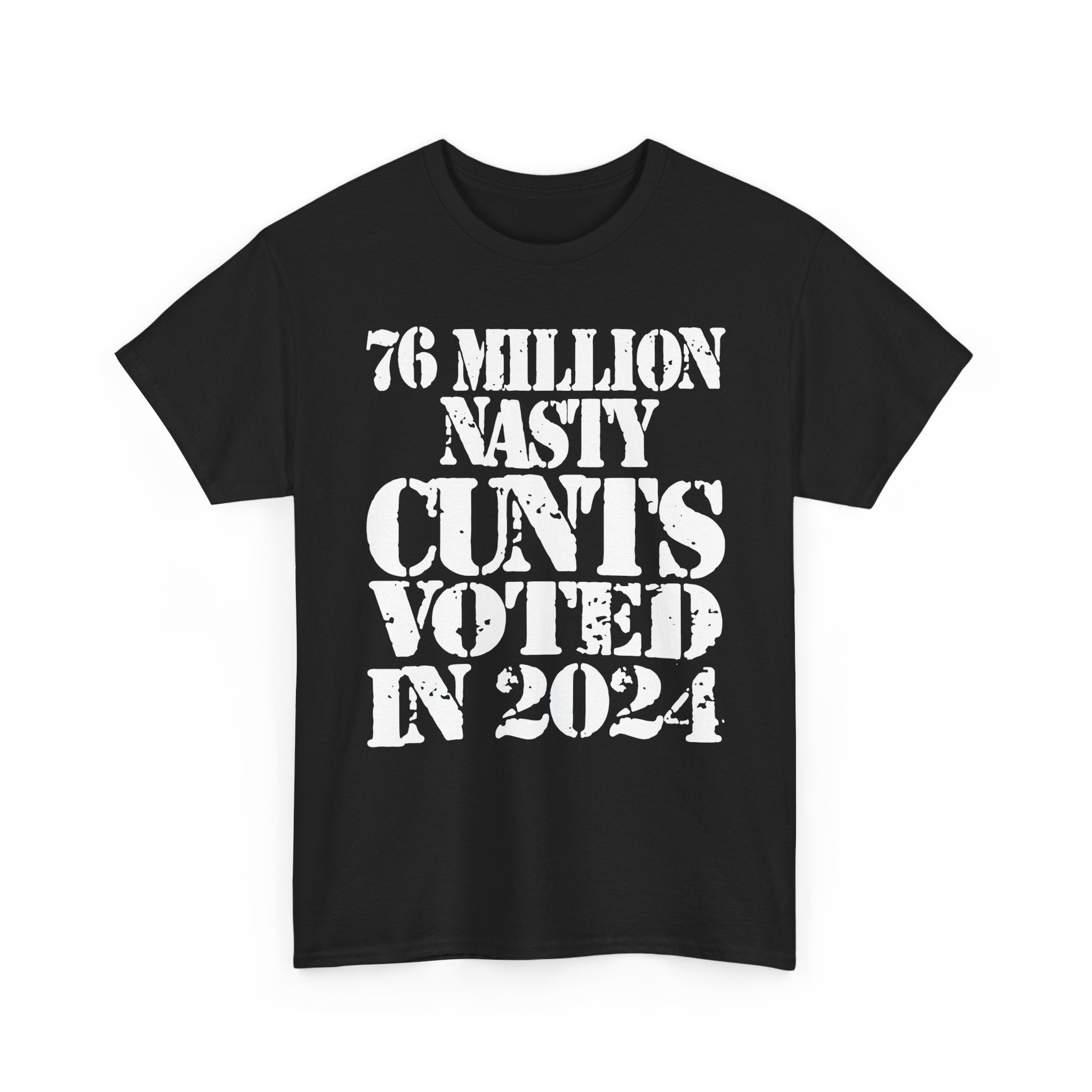 76 MILLION NASTY CUNTS VOTED IN 2024 - Heavy Cotton