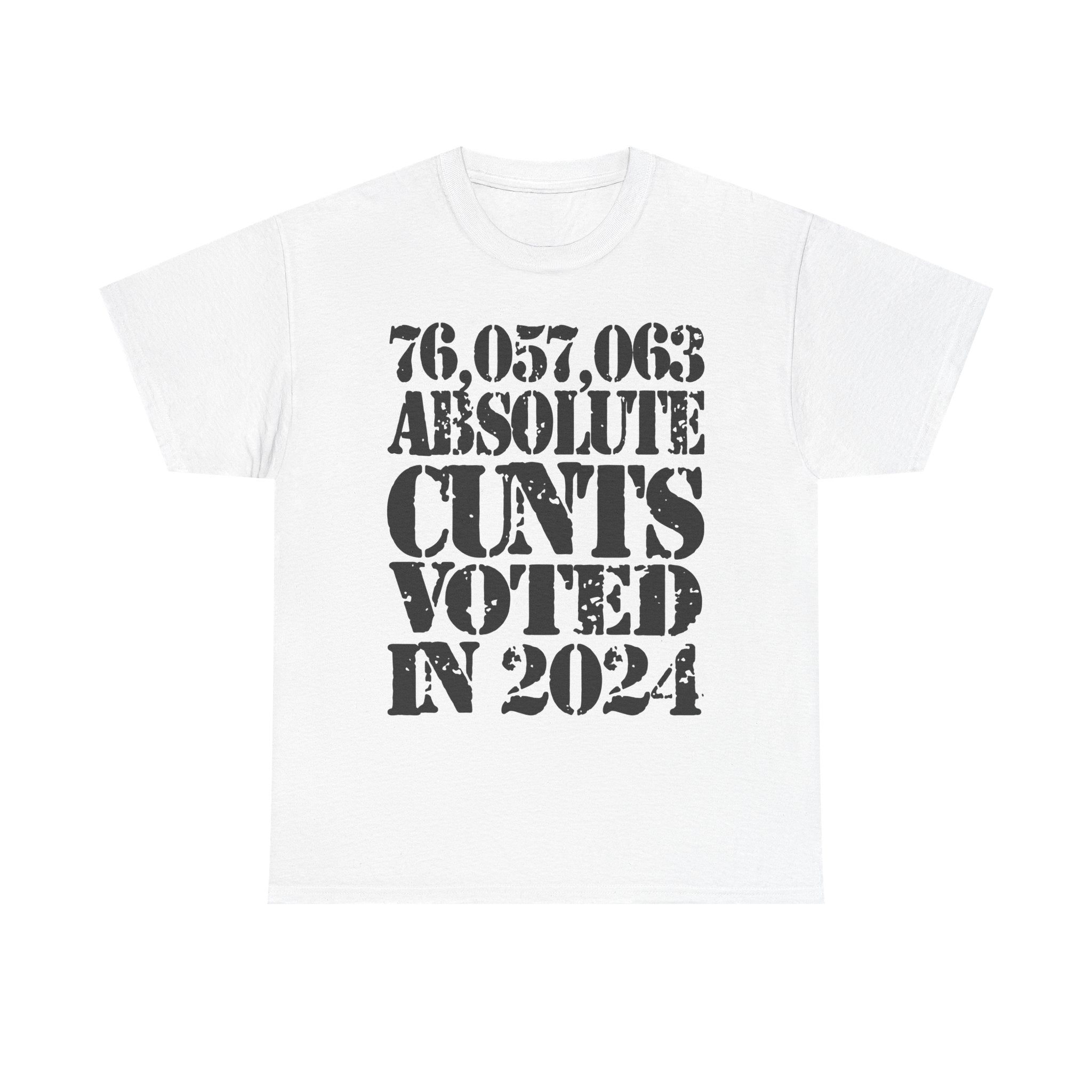 76.1 MILLION ABSOLUTE CUNTS VOTED IN 2024 - Heavy Cotton
