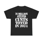 76 MILLION STUPID CUNTS VOTED IN 2024 - Heavy Cotton