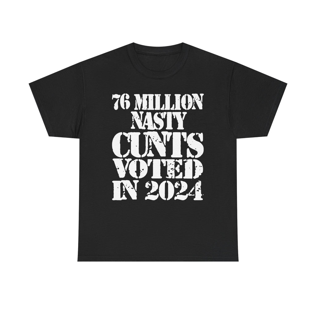 76 MILLION NASTY CUNTS VOTED IN 2024 - Heavy Cotton