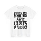 76 MILLION NASTY CUNTS IN AMERICA - Heavy Cotton