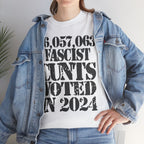 76.1 MILLION FASCIST CUNTS VOTED IN 2024 - Heavy Cotton