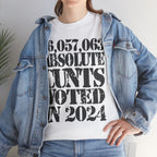 76.1 MILLION ABSOLUTE CUNTS VOTED IN 2024 - Heavy Cotton
