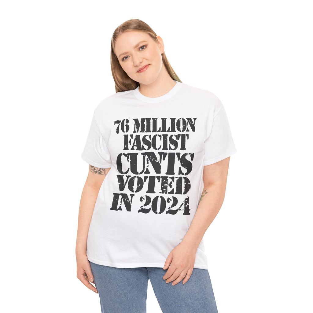 76 MILLION FASCIST CUNTS VOTED IN 2024 - Heavy Cotton