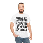 76.1 MILLION ABSOLUTE CUNTS VOTED IN 2024 - Heavy Cotton