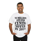 76 MILLION STUPID CUNTS VOTED IN 2024 - Heavy Cotton