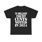 76 MILLION FASCIST CUNTS VOTED IN 2024 - Heavy Cotton
