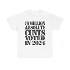 76 MILLION ABSOLUTE CUNTS VOTED IN 2024 - Heavy Cotton