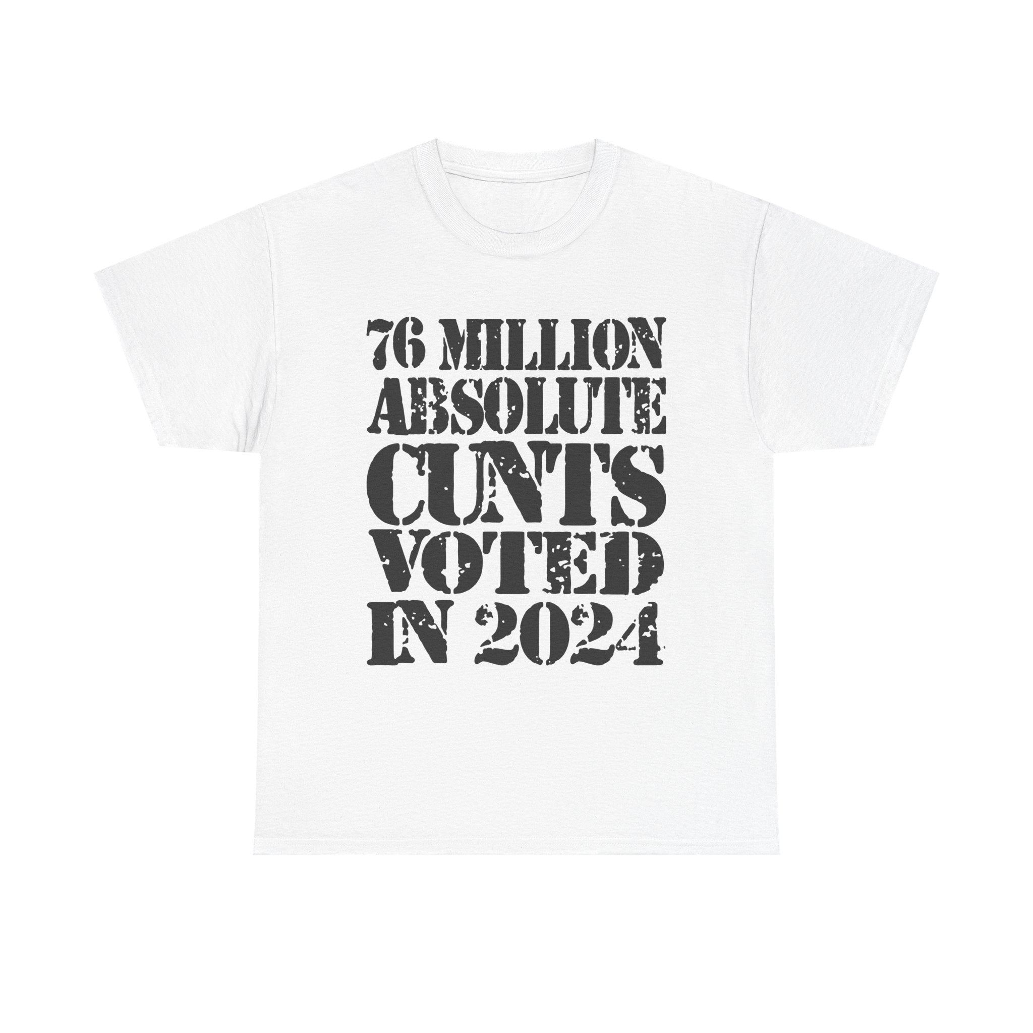 76 MILLION ABSOLUTE CUNTS VOTED IN 2024 - Heavy Cotton