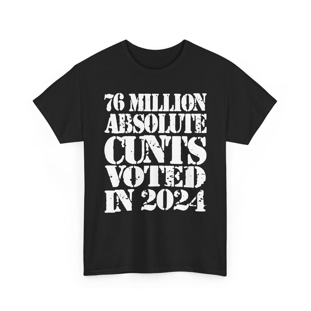 76 MILLION ABSOLUTE CUNTS VOTED IN 2024 - Heavy Cotton