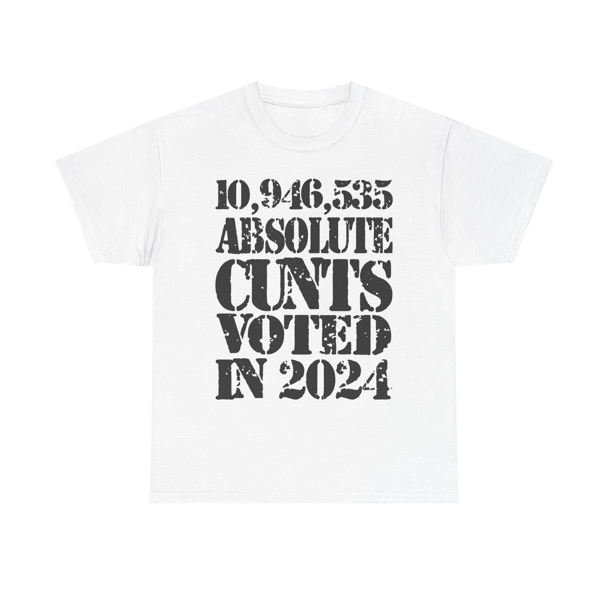 10.9 MILLION ABSOLUTE CUNTS VOTED IN 2024 - Heavy Cotton
