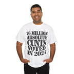 76 MILLION ABSOLUTE CUNTS VOTED IN 2024 - Heavy Cotton
